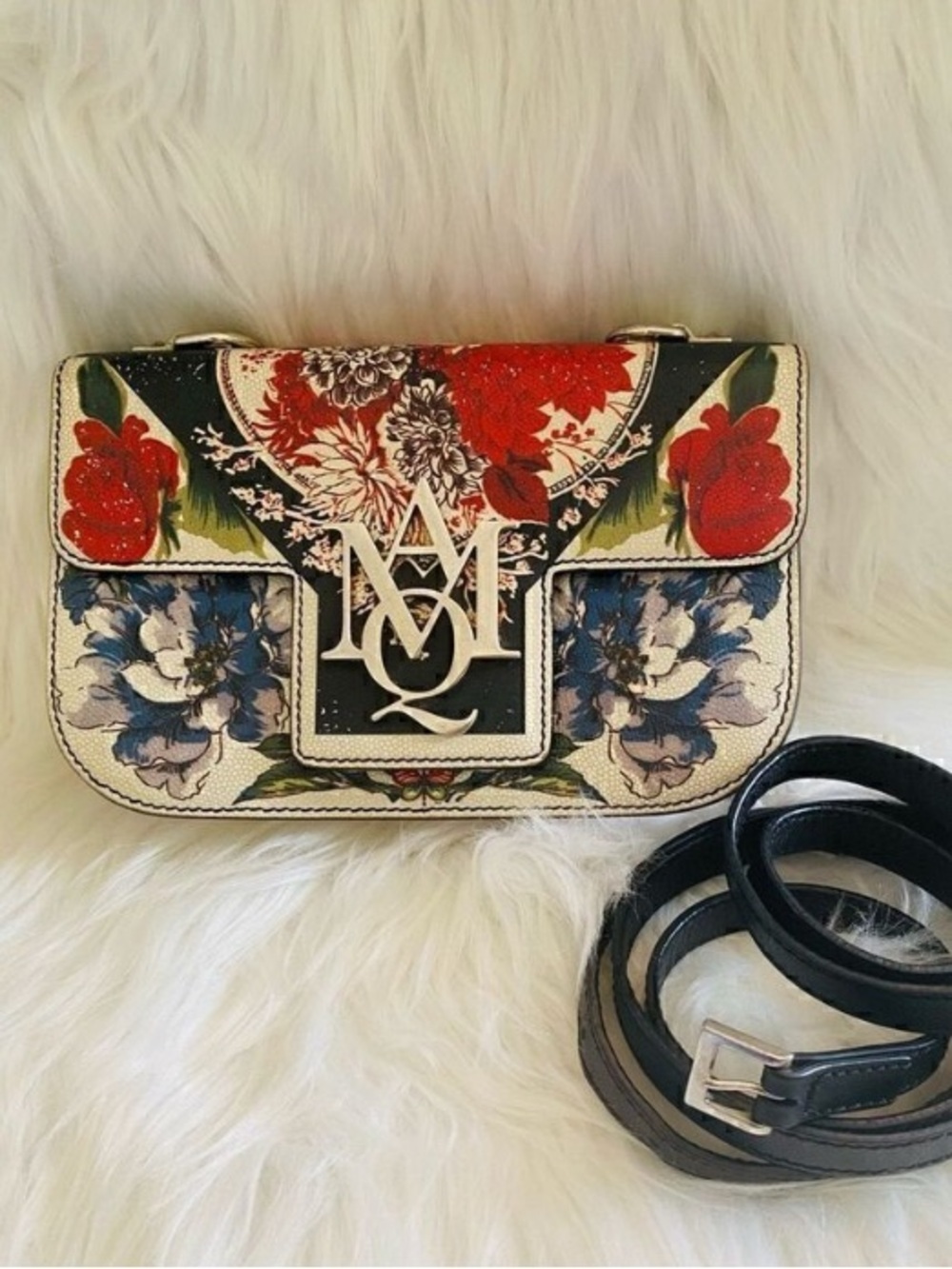 🛍️ Alexander McQueen Authentic Insignia Crossbody Bag